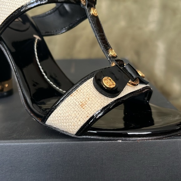 MCBGMAXAZRIA Zulema Black/Linen Sandals - Picture 7 of 9